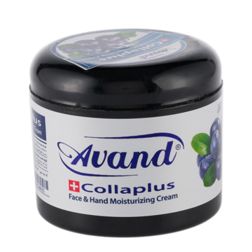 کرم دست و صورت حاوی کلاژن هیدرولیز شده بلوبری آوند 200 گرم