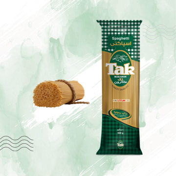 ماکارونی رشته ای 1/7 , 500 گرمی تک ماکارون